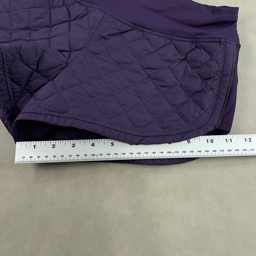 Lululemon Hot Cheeks Quilted Shorts Women 4 Purple High Rise Athletic Running - Picture 9 of 11